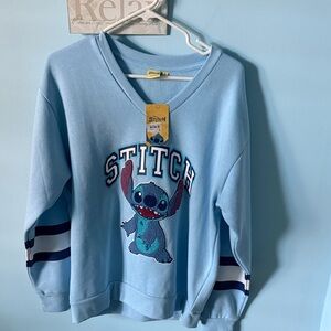 Stitch Blue Sweatshirt size Large